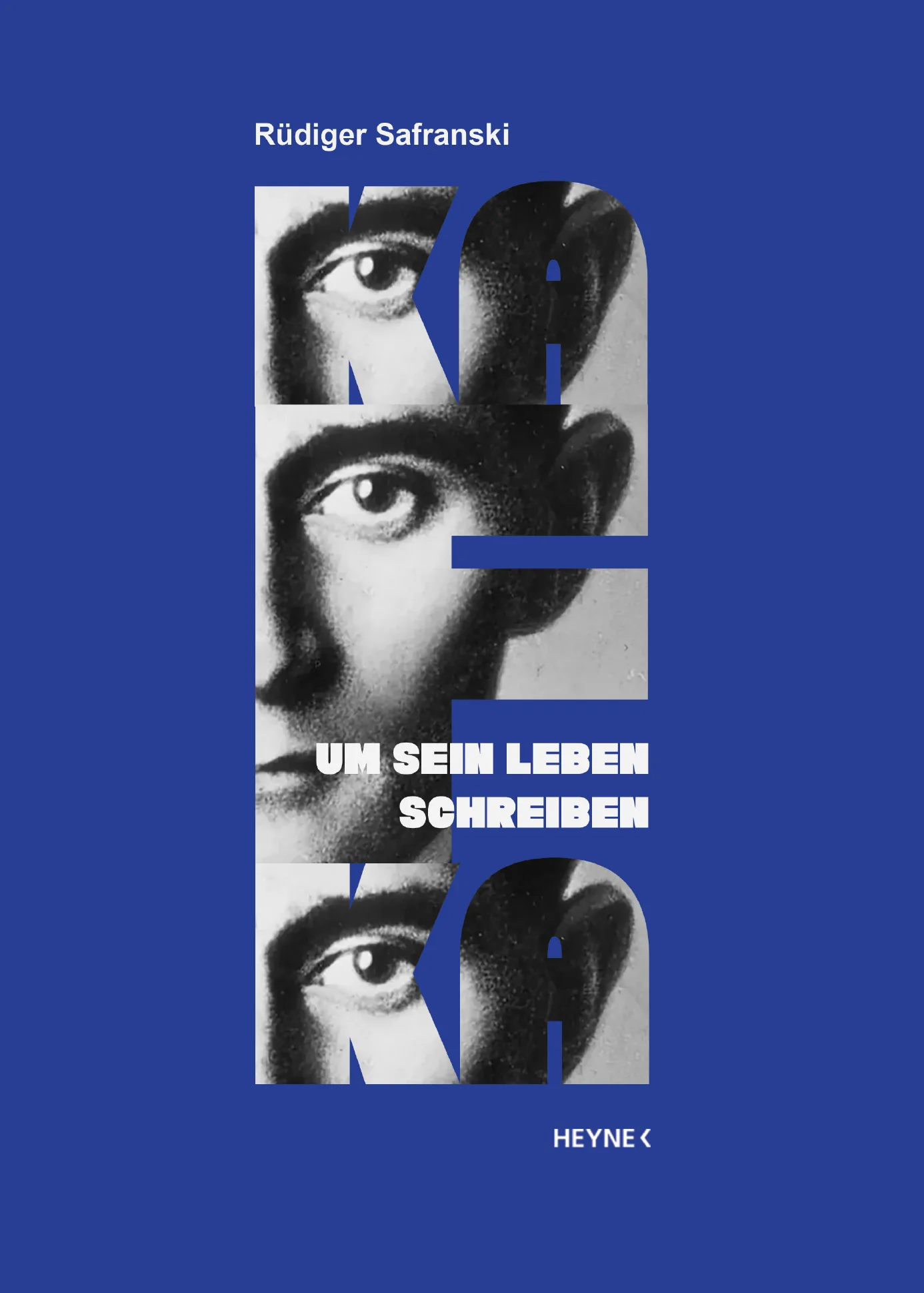 Kafka book cover, editorial typographic treatment in a muted palette.