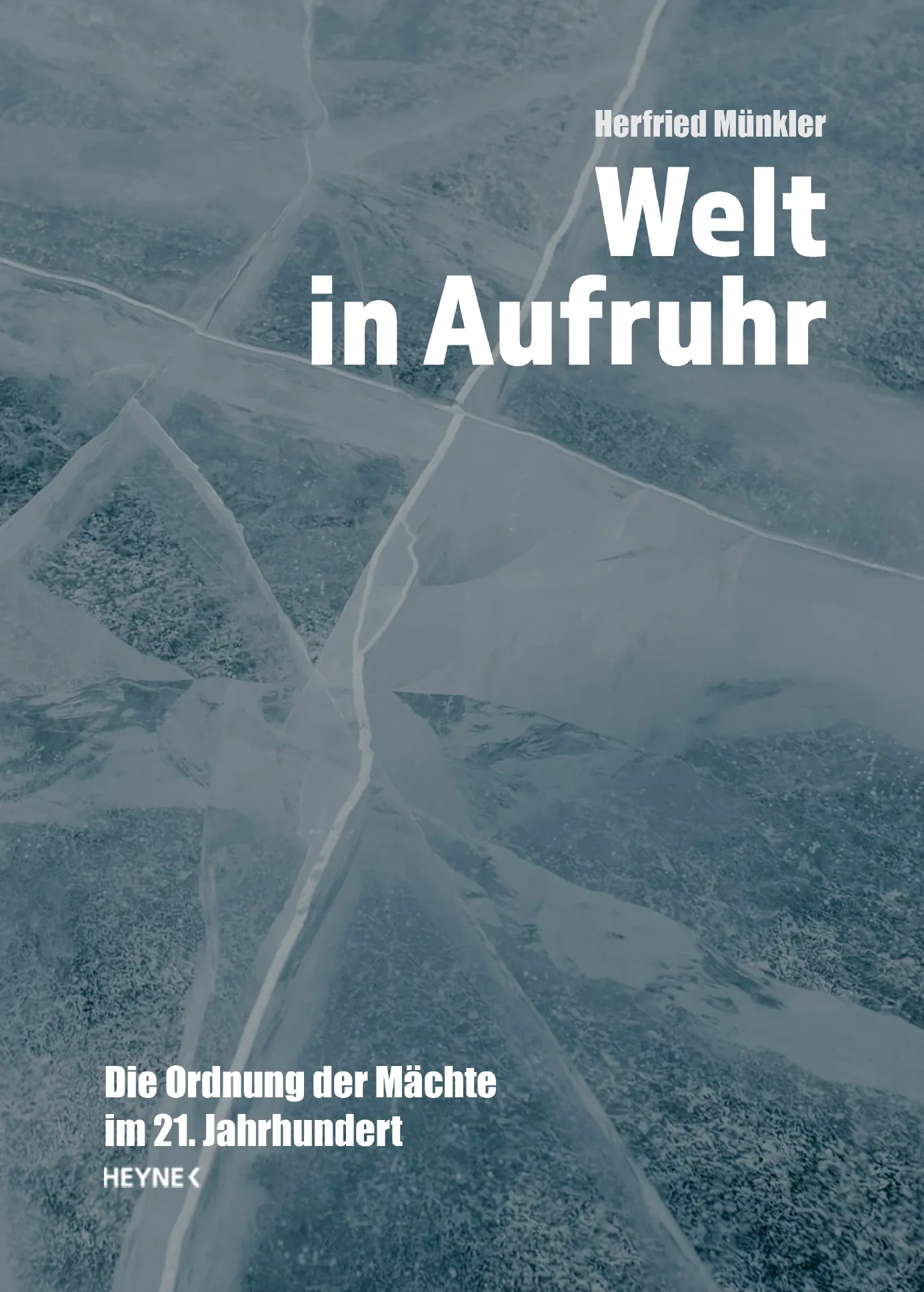 Münkler cover on politics and conflict, restrained palette, strong typographic hierarchy.