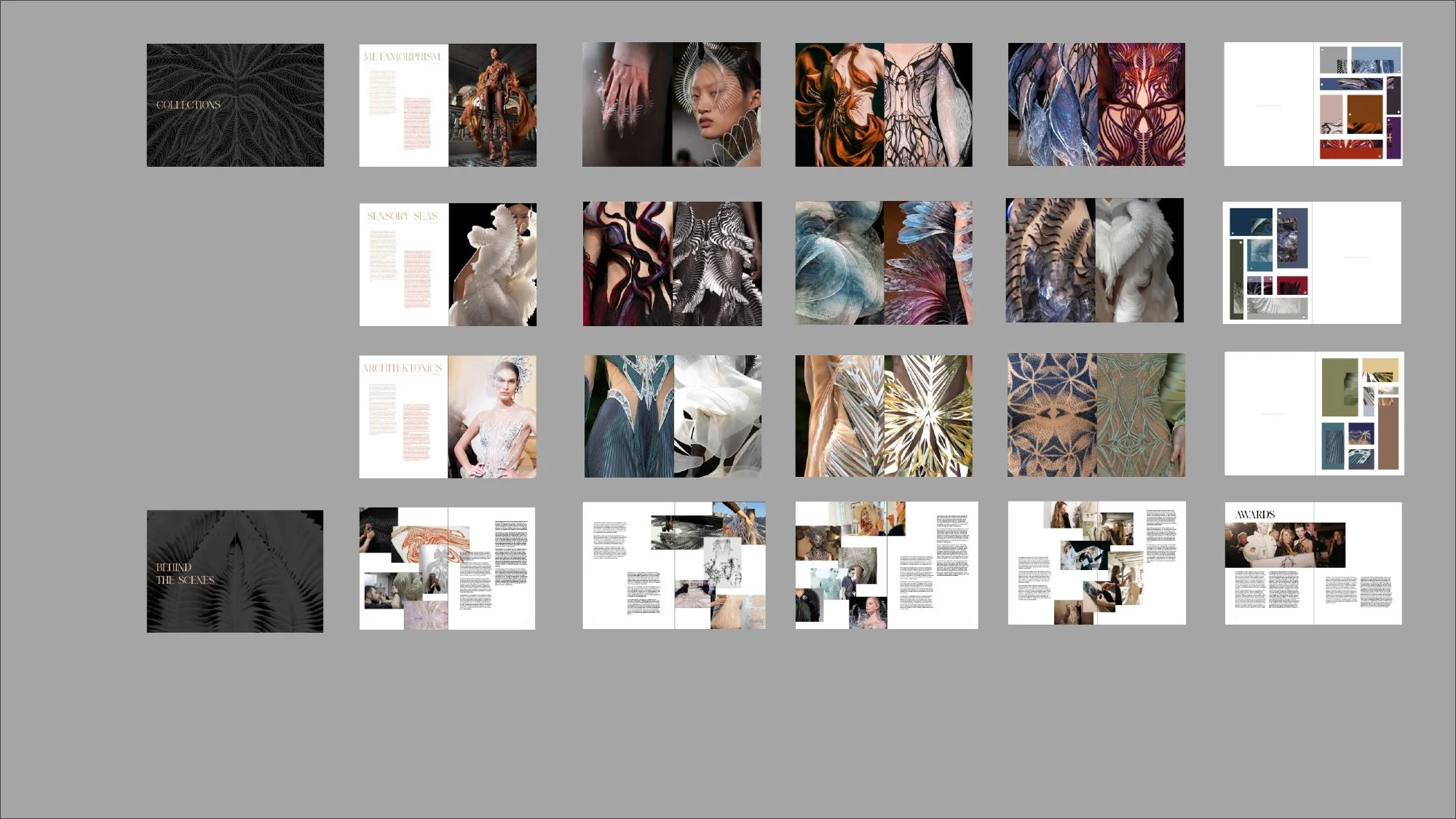 Book architecture overview: pages 37 to 78