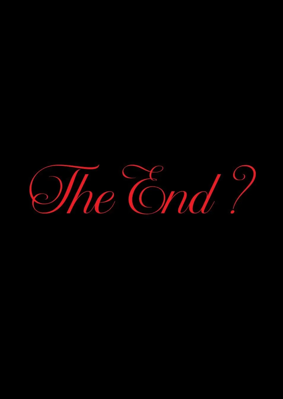 N° 100, Closing piece The End?